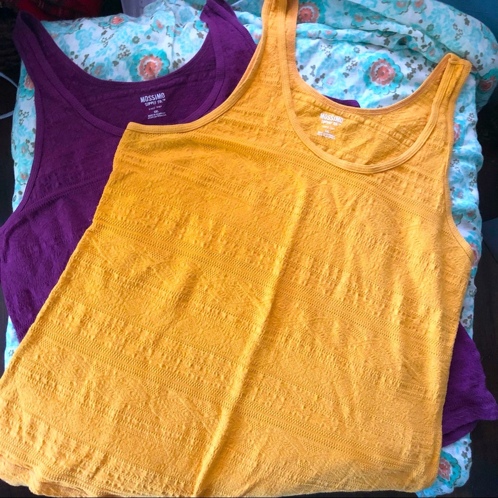 Jacquard Print Tank Tops